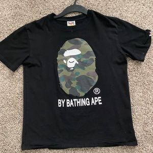 Green Camo Bape Tee ‼️MESSAGE BEFORE BUYING‼️